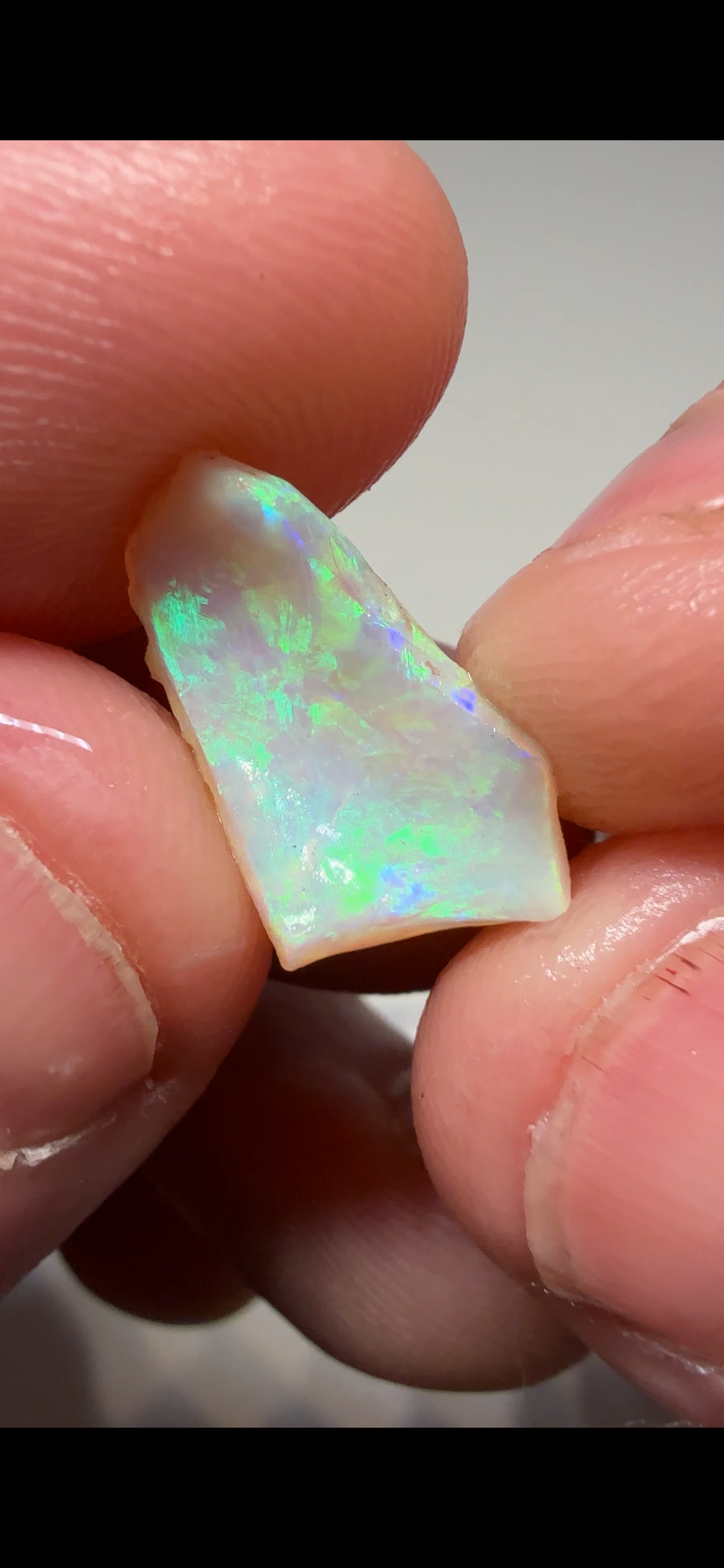 3X PIECE 5.85CT Blue Green Crystal CPBG5